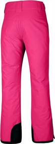 img 2 attached to Waterproof Insulated Ski Pants For Women - Ideal For Winter Outdoor Activities And Mountain Sports With Cargo Design By Skieer