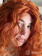 img 1 attached to Angelaicos Women'S Fluffy Wavy Halloween Merida Wig - Perfect For Party Costumes! review by Charles Alvey