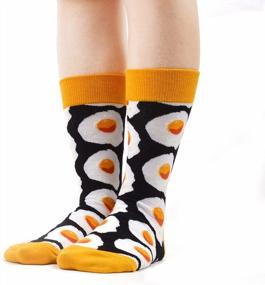 img 1 attached to WeCiBor Women'S Combed Cotton Socks Pack With Hilarious Designs For Everyday Wear (Size Large, Style 057-15)