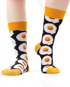 img 3 attached to WeCiBor Women'S Combed Cotton Socks Pack With Hilarious Designs For Everyday Wear (Size Large, Style 057-15)