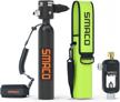 smaco scuba tank, s300+ portable mini dive cylinder with 5-12 diving minutes capability, corrosion resistant material, with constant pressure valve, refillable pony bottle for emergency backup 2 logo