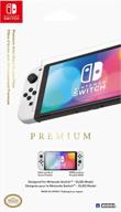 protect your nintendo switch oled screen with the hori premium anti-glare screen filter - officially licensed by nintendo logo