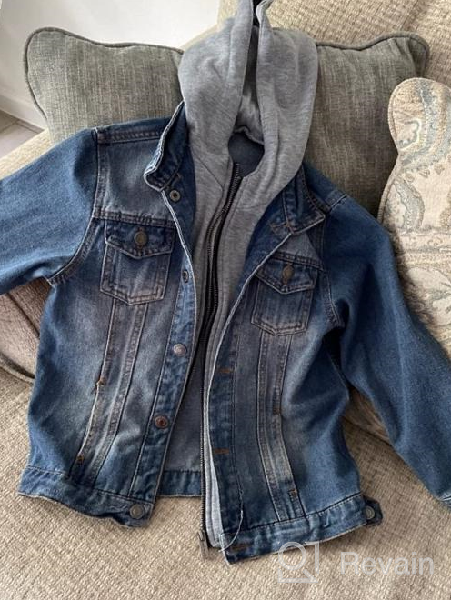 img 1 attached to 🧥 Mallimoda Hooded Jacket: Stylish Zipper Outerwear for Boys review by Eric Krull