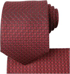 img 4 attached to KissTies Wedding Necktie Pocket Square Men's Accessories : Ties, Cummerbunds & Pocket Squares