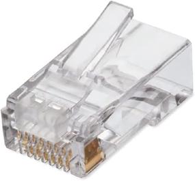 img 1 attached to High-Quality Clear CAT-6 Qian RJ45 Connectors - Pack Of 100 Pieces (NW6100)