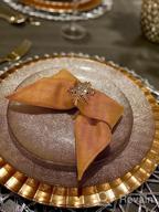 img 1 attached to 6-Pack Christmas Wreath Napkin Rings - Perfect For Holiday Table Settings, Weddings & Receptions! review by Tina Pagan