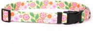 yellow dog design flower collar cats in collars, harnesses & leashes logo