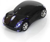 высокоточная беспроводная мышь 2.4g - оптическая автомобильная мышь 1600dpi для пк / ноутбука / планшета, совместимая с windows и mac os (черный) логотип