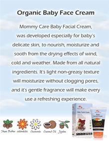 img 2 attached to 👶 Mommy Care Organic Baby Face Moisturizer Cream - Protective and Soothing Baby Facial Cream to Hydrate and Moisturize Newborns Sensitive Skin. Helps Safeguard Against Dry Skin - 2.03 OZ