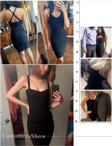 img 3 attached to Get Red-Carpet-Ready With Meilun'S Bandage Bodycon Dress For Women