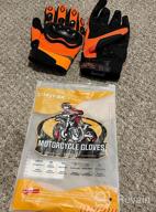 img 1 attached to 🧤 COFIT Breathable Mesh Motorcycle Gloves with Hard Knuckle, Touchscreen, for Men and Women - Ideal for BMX, ATV, MTB Riding, Road Racing, Cycling, and Bike review by Micah Manus