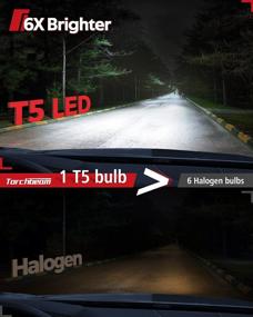 img 3 attached to 2 Pack Torchbeam H11/H8/H9 LED Headlight Bulbs 20000 Lumens 100W 6500K Cool White 600% Super Bright Halogen Replacement Plug And Play Car Light Bulb.