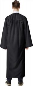 img 3 attached to унисекс матовые халаты для хора для взрослых | Коллекция IvyRobes
