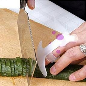 img 3 attached to Ergonomic Food Knife with Palm Rest: Enhance Precision and Safety in Vegetable Cutting
