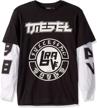 diesel boys little sleeve t shirt boys' clothing via tops, tees & shirts logo