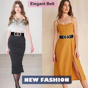 img 3 attached to ALAIX Stretchy Dresses Jumpsuit Waistband Women's Accessories : Belts