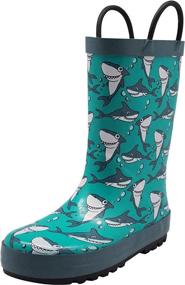 img 4 attached to NORTY Firetrucks Waterproof Rainboot 40739 9MUSToddler Boys' Shoes : Boots