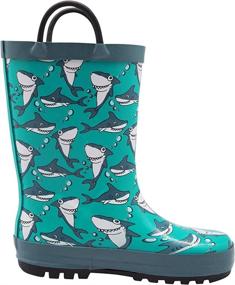 img 2 attached to NORTY Firetrucks Waterproof Rainboot 40739 9MUSToddler Boys' Shoes : Boots