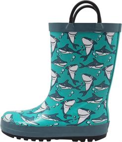 img 3 attached to NORTY Firetrucks Waterproof Rainboot 40739 9MUSToddler Boys' Shoes : Boots