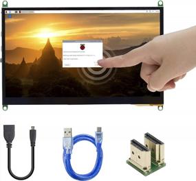 img 4 attached to UCTRONICS Raspberry 1024×600 Capacitive Touchscreen 7", Portable, HDMI, HD