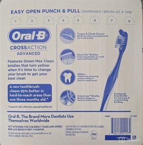 img 1 attached to Advanced BACTE GUARD Soft Bristles - Oral B Action