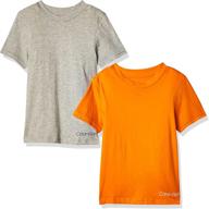 👕 calvin klein crewneck t shirts classic boys' clothing - tops, tees & shirts collection logo