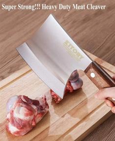 img 3 attached to Heavy-Duty Kitory Bone Cleaver: The Perfect Tool For Cutting Meat And Bones!