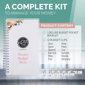 img 3 attached to Organize Your Finances With The Saveyon Deluxe Budget Clip System - 12 Clips & Planner Included!