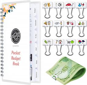 img 4 attached to Organize Your Finances With The Saveyon Deluxe Budget Clip System - 12 Clips & Planner Included!