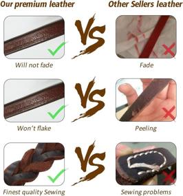 img 1 attached to 🐾 Premium 6 ft Leather Dog Leash for Effective Training & Walking
