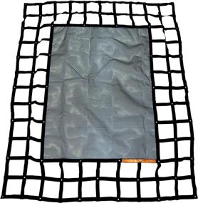 img 4 attached to Gladiator Cargo Gear SafetyWeb Cargo Net – Heavy Duty & Adjustable, Medium (MSW-100) 6.75' x 8' - Secure Your Load with Confidence!