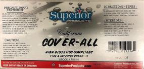 img 2 attached to 🚗 California Cover All by Superior Products: High Gloss Automotive Tire Shine Spray, Professional Grade Tire Dressing – Water Repellent, Made in America (16 oz)