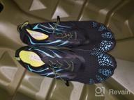 img 1 attached to Mens & Womens Non-Slip Water Shoes For Swimming, Hiking, Kayaking & More! review by Kimberly Evans