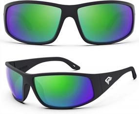 img 4 attached to Поляризованные спортивные солнцезащитные очки TR28 Torege для мужчин и женщин - идеально подходят для езды на велосипеде, бега, гольфа, рыбалки и других видов спорта