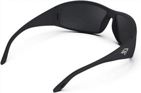 img 2 attached to Поляризованные спортивные солнцезащитные очки TR28 Torege для мужчин и женщин - идеально подходят для езды на велосипеде, бега, гольфа, рыбалки и других видов спорта
