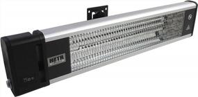 img 3 attached to HeTR Ceiling Or Wall Mount Radiant Patio Heater, 1500W, Electric, Indoor/Outdoor