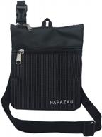 men's & women's slim crossbody bag small travel shoulder phone bag - papazau logo