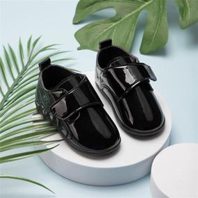 img 1 attached to 👞 Miamooi Classic Leather Christening Girls' Loafers: Elegant Flats for Special Occasions