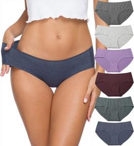 img 4 attached to 6-Pack Altheanray Seamless Cotton Briefs Panties For Women - Comfortable Womens Underwear