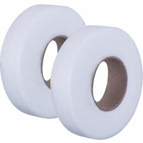 img 4 attached to 👕 Convenient 2-Pack - Fabric Fusing Tape Adhesive Hem Tape Iron-on Tape (27 Yards each, 1/2 Inch)