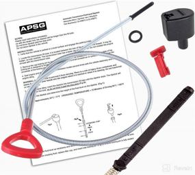 img 3 attached to 🔧 TRANSMISSION FLUID DIPSTICK TOOL for Mercedes Benz Vehicles - Includes Instructions, Free Cap, Pin, and Seal - Replaces OEM 140589152100/917-321 - Fits 722.6 Transmissions