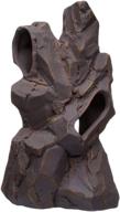 🪨 ceramic rock stone decoration - aquarium fish tank hideaway decor - ideal for cichlids, plecos, and bettas - plecoceramics sheer cliff логотип