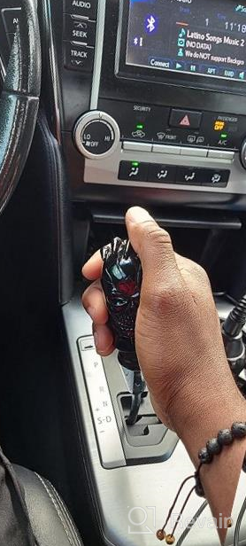 img 1 attached to Upgrade Your Car'S Style With Lunsom Skull Gear Lever Shifter Knob - Perfect For Automatic & Manual Vehicles In Black review by Robert Jaskolski