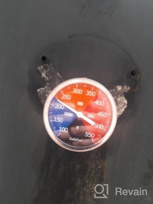 img 1 attached to Accurately Monitor Your Grill Temperature With GALAFIRE 3 3/16 Inch Thermometer - Perfect For Smokers And Charcoal Pits review by Denise Ward