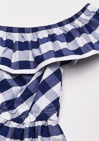 img 2 attached to Nautica Shoulder Fashion Stripe Floral Girls' Clothing via Dresses