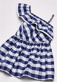 img 3 attached to Nautica Shoulder Fashion Stripe Floral Girls' Clothing via Dresses