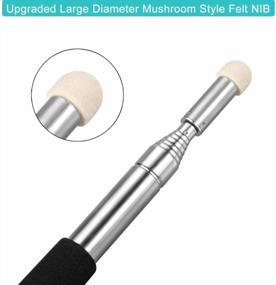 img 3 attached to Telescopic Teaching Pointer With Handheld Presenter For Whiteboard, Retractable Classroom Pointer (2 Pack)