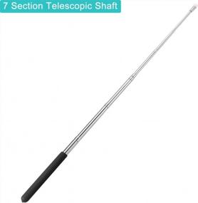img 2 attached to Telescopic Teaching Pointer With Handheld Presenter For Whiteboard, Retractable Classroom Pointer (2 Pack)