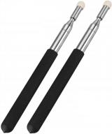 telescopic teaching pointer with handheld presenter for whiteboard, retractable classroom pointer (2 pack) logo