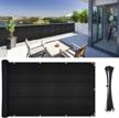 enhance privacy with dearhouse balcony privacy screen cover - 3.5ft x16.5ft shield for porch, deck, backyard, patio, balconys - includes 35 cable ties logo